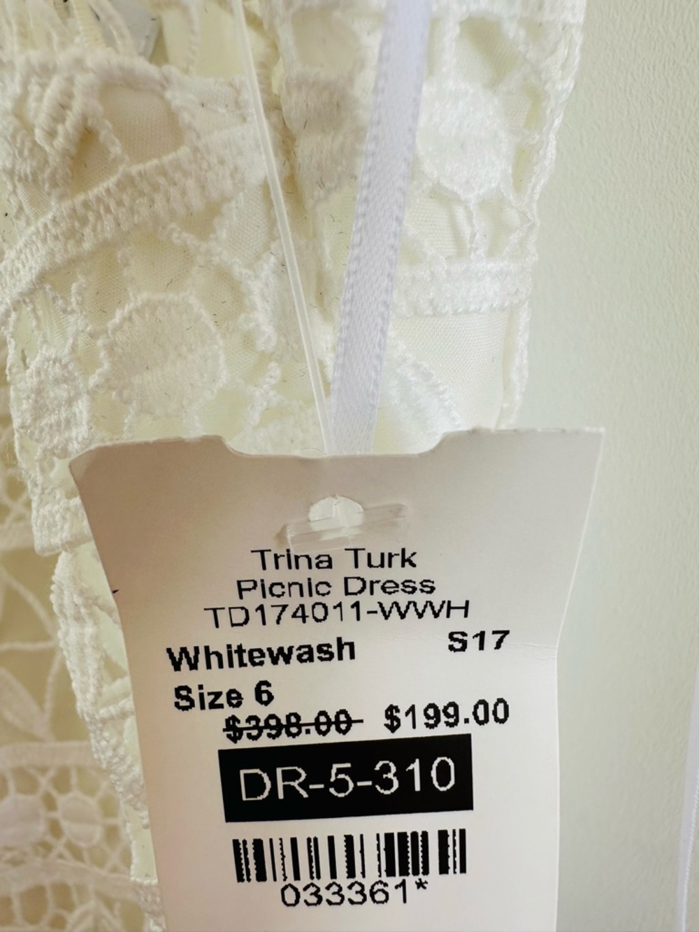 Trina Turk White Crochet Halter Midi Dress - Picture 3 of 7